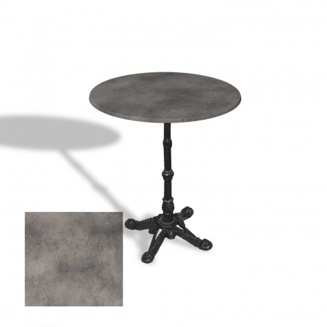 Çipa 1002 Döküm Ayak Yuvarlak Masa Çap 60cm - (Werzalit, Wermodin ve Allzalit Tabla)