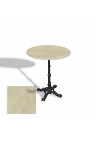 Çipa 1002 Döküm Ayak Yuvarlak Masa Çap 60cm - (Werzalit, Wermodin ve Allzalit Tabla)