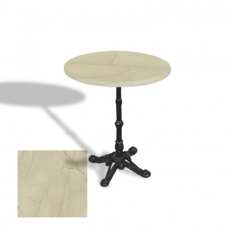 Çipa 1002 Döküm Ayak Yuvarlak Masa Çap 60cm - (Werzalit, Wermodin ve Allzalit Tabla)