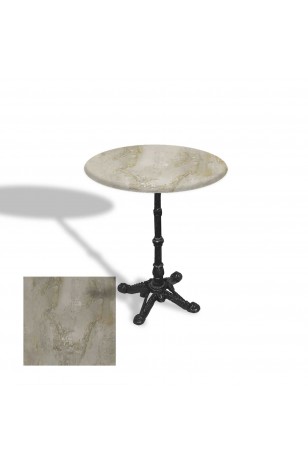 Çipa 1002 Döküm Ayak Yuvarlak Masa Çap 60cm - (Werzalit, Wermodin ve Allzalit Tabla)