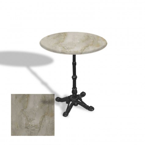 Çipa 1002 Döküm Ayak Yuvarlak Masa Çap 60cm - (Werzalit, Wermodin ve Allzalit Tabla)