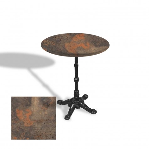 Çipa 1002 Döküm Ayak Yuvarlak Masa Çap 70cm - (Werzalit, Wermodin ve Allzalit Tabla)