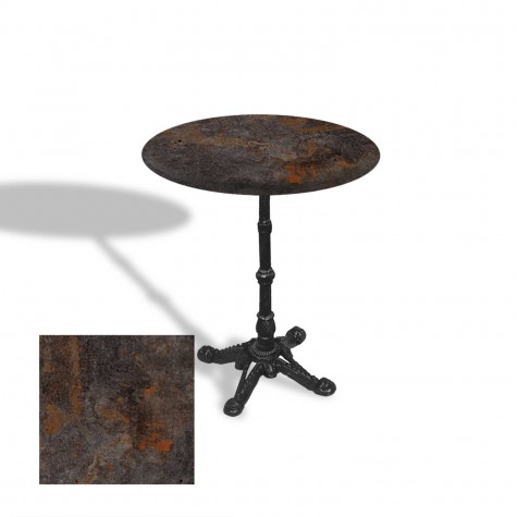 Çipa 1002 Döküm Ayak Yuvarlak Masa Çap 70cm - (Werzalit, Wermodin ve Allzalit Tabla)