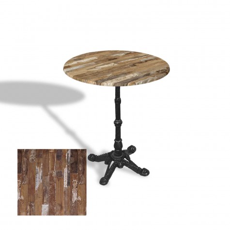 Çipa 1002 Döküm Ayak Yuvarlak Masa Çap 60cm - (Werzalit, Wermodin ve Allzalit Tabla)