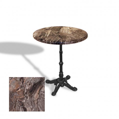 Çipa 1002 Döküm Ayak Yuvarlak Masa Çap 60cm - (Werzalit, Wermodin ve Allzalit Tabla)