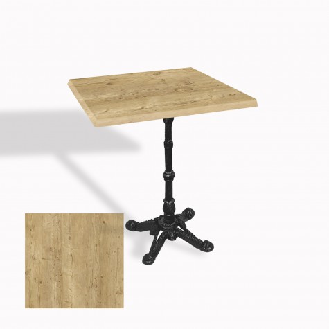 Çipa 1002 Döküm Ayak Kare Masa 80X80 cm - (Werzalit, Wermodin ve Allzalit Tabla)