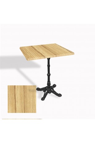 Çipa 1002 Döküm Ayak Kare Masa 80X80 cm - (Werzalit, Wermodin ve Allzalit Tabla)