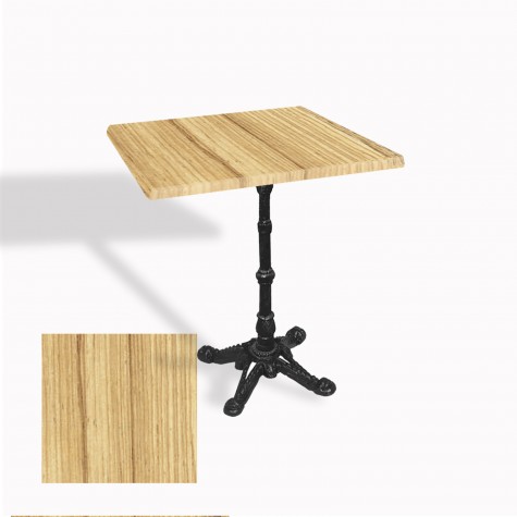 Çipa 1002 Döküm Ayak Kare Masa 80X80 cm - (Werzalit, Wermodin ve Allzalit Tabla)