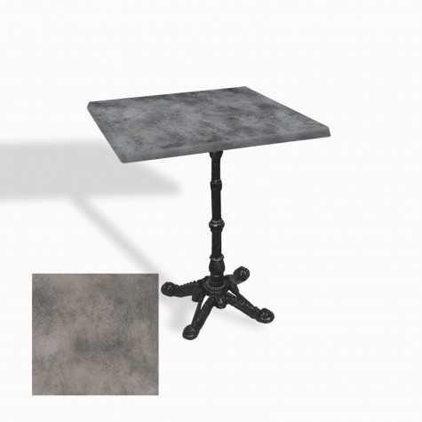 Çipa 1002 Döküm Ayak Kare Masa 80X80 cm - (Werzalit, Wermodin ve Allzalit Tabla)
