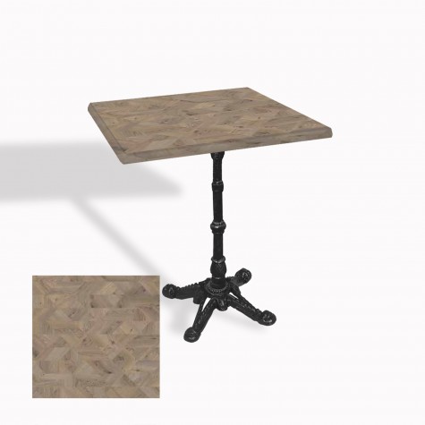 Çipa 1002 Döküm Ayak Kare Masa 80X80 cm - (Werzalit, Wermodin ve Allzalit Tabla)