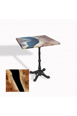 Çipa 1002 Döküm Ayak Kare Masa 80X80 cm - (Werzalit, Wermodin ve Allzalit Tabla)