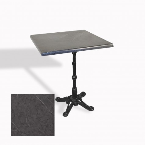 Çipa 1002 Döküm Ayak Kare Masa 80X80 cm - (Werzalit, Wermodin ve Allzalit Tabla)