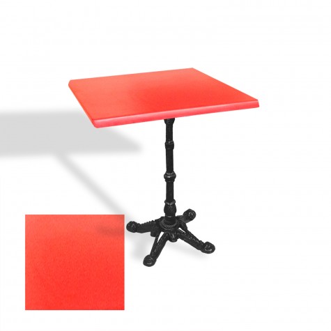 Çipa 1002 Döküm Ayak Kare Masa 80X80 cm - (Werzalit, Wermodin ve Allzalit Tabla)