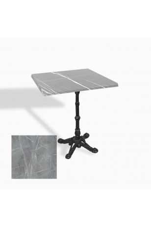 Çipa 1002 Döküm Ayak Kare Masa 80X80 cm - (Werzalit, Wermodin ve Allzalit Tabla)