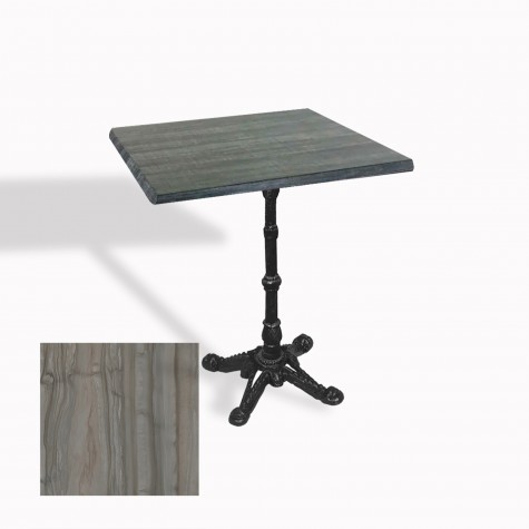 Çipa 1002 Döküm Ayak Kare Masa 80X80 cm - (Werzalit, Wermodin ve Allzalit Tabla)