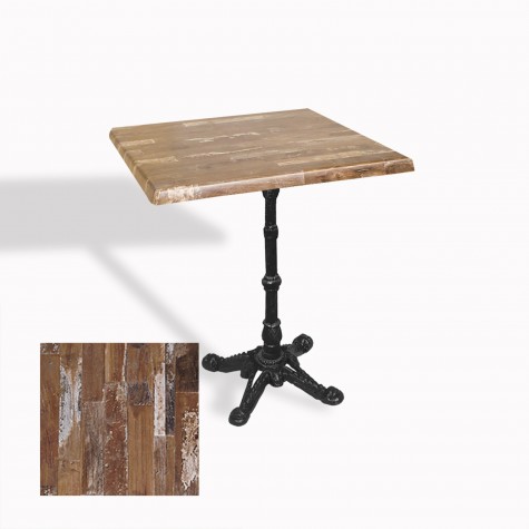 Çipa 1002 Döküm Ayak Kare Masa 80X80 cm - (Werzalit, Wermodin ve Allzalit Tabla)