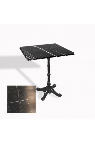 Çipa 1002 Döküm Ayak Kare Masa 80X80 cm - (Werzalit, Wermodin ve Allzalit Tabla)