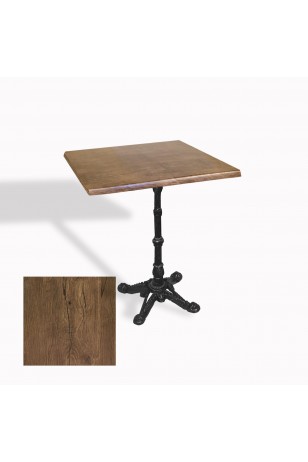 Çipa 1002 Döküm Ayak Kare Masa 80X80 cm - (Werzalit, Wermodin ve Allzalit Tabla)