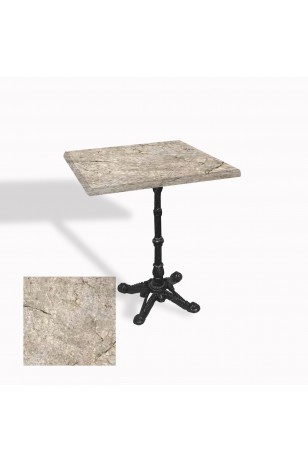 Çipa 1002 Döküm Ayak Kare Masa 80X80 cm - (Werzalit, Wermodin ve Allzalit Tabla)