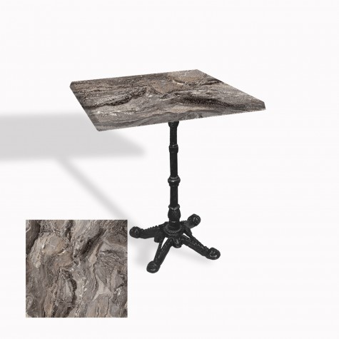 Çipa 1002 Döküm Ayak Kare Masa 80X80 cm - (Werzalit, Wermodin ve Allzalit Tabla)
