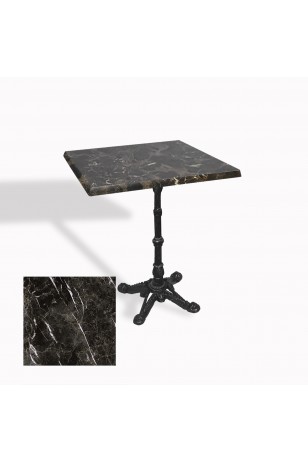 Çipa 1002 Döküm Ayak Kare Masa 80X80 cm - (Werzalit, Wermodin ve Allzalit Tabla)