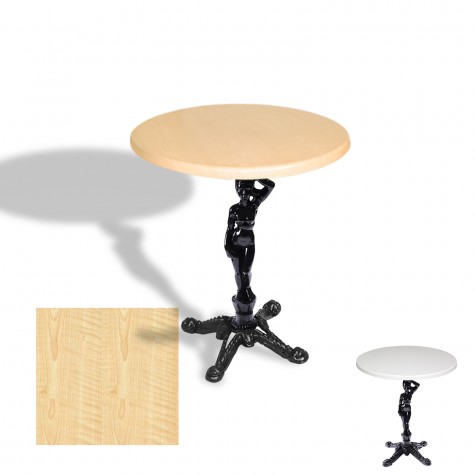 Çipa 1003 Döküm Ayak Yuvarlak Masa Çap 60cm - (Werzalit, Wermodin ve Allzalit Tabla)