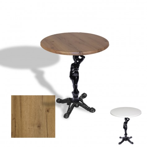 Çipa 1003 Döküm Ayak Yuvarlak Masa Çap 60cm - (Werzalit, Wermodin ve Allzalit Tabla)