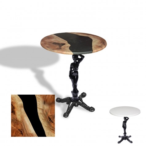 Çipa 1003 Döküm Ayak Yuvarlak Masa Çap 60cm - (Werzalit, Wermodin ve Allzalit Tabla)