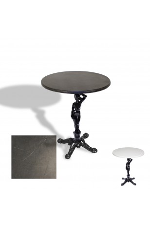 Çipa 1003 Döküm Ayak Yuvarlak Masa Çap 80cm - (Werzalit, Wermodin ve Allzalit Tabla)