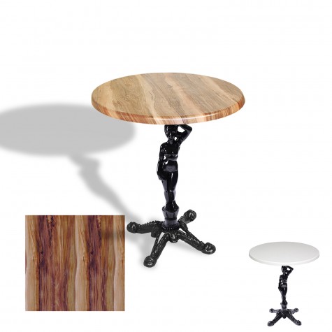 Çipa 1003 Döküm Ayak Yuvarlak Masa Çap 60cm - (Werzalit, Wermodin ve Allzalit Tabla)