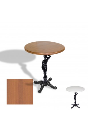 Çipa 1003 Döküm Ayak Yuvarlak Masa Çap 60cm - (Werzalit, Wermodin ve Allzalit Tabla)