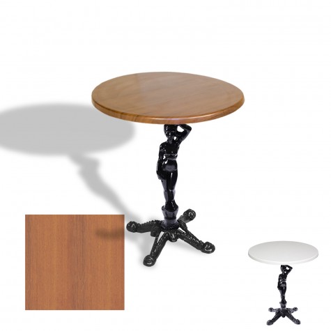 Çipa 1003 Döküm Ayak Yuvarlak Masa Çap 60cm - (Werzalit, Wermodin ve Allzalit Tabla)