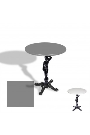 Çipa 1003 Döküm Ayak Yuvarlak Masa Çap 70cm - (Werzalit, Wermodin ve Allzalit Tabla)