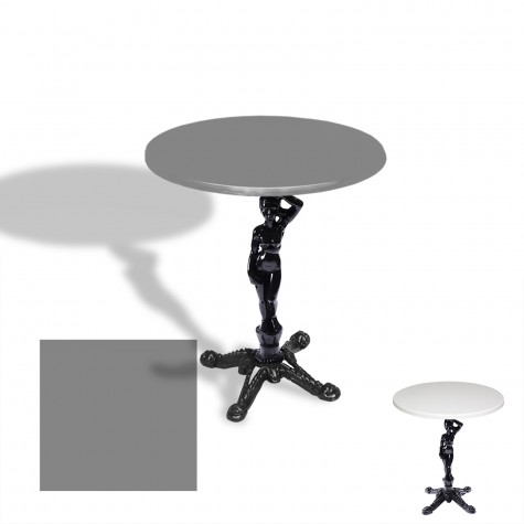 Çipa 1003 Döküm Ayak Yuvarlak Masa Çap 70cm - (Werzalit, Wermodin ve Allzalit Tabla)