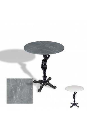 Çipa 1003 Döküm Ayak Yuvarlak Masa Çap 70cm - (Werzalit, Wermodin ve Allzalit Tabla)