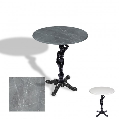 Çipa 1003 Döküm Ayak Yuvarlak Masa Çap 70cm - (Werzalit, Wermodin ve Allzalit Tabla)