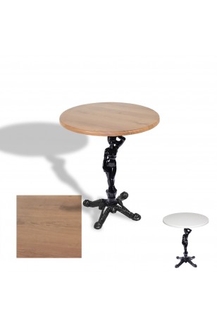 Çipa 1003 Döküm Ayak Yuvarlak Masa Çap 70cm - (Werzalit, Wermodin ve Allzalit Tabla)