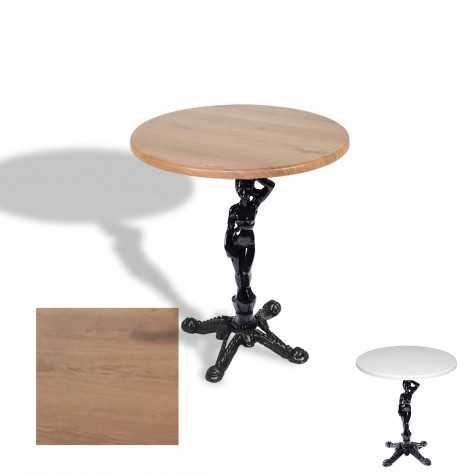 Çipa 1003 Döküm Ayak Yuvarlak Masa Çap 70cm - (Werzalit, Wermodin ve Allzalit Tabla)