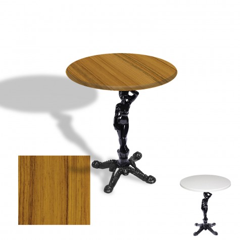 Çipa 1003 Döküm Ayak Yuvarlak Masa Çap 60cm - (Werzalit, Wermodin ve Allzalit Tabla)