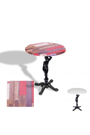 Çipa 1003 Döküm Ayak Yuvarlak Masa Çap 60cm - (Werzalit, Wermodin ve Allzalit Tabla)