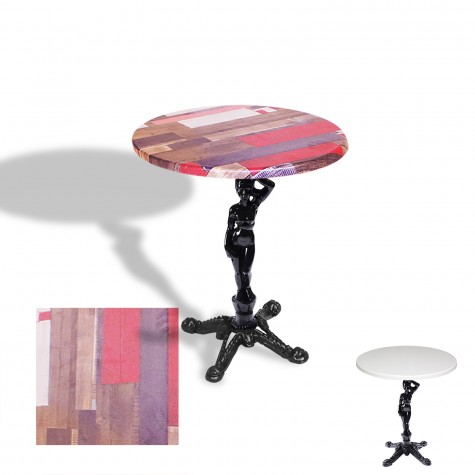 Çipa 1003 Döküm Ayak Yuvarlak Masa Çap 60cm - (Werzalit, Wermodin ve Allzalit Tabla)