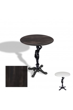 Çipa 1003 Döküm Ayak Yuvarlak Masa Çap 60cm - (Werzalit, Wermodin ve Allzalit Tabla)
