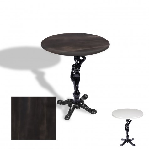 Çipa 1003 Döküm Ayak Yuvarlak Masa Çap 60cm - (Werzalit, Wermodin ve Allzalit Tabla)