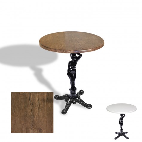 Çipa 1003 Döküm Ayak Yuvarlak Masa Çap 60cm - (Werzalit, Wermodin ve Allzalit Tabla)