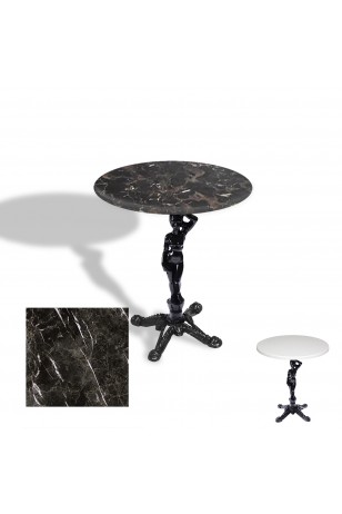 Çipa 1003 Döküm Ayak Yuvarlak Masa Çap 80cm - (Werzalit, Wermodin ve Allzalit Tabla)