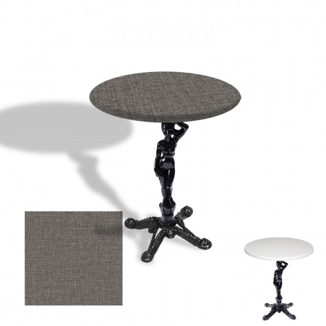 Çipa 1003 Döküm Ayak Yuvarlak Masa Çap 80cm - (Werzalit, Wermodin ve Allzalit Tabla)