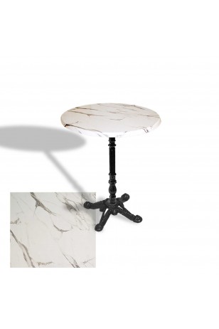 Çipa 1004 Döküm Ayak Yuvarlak Masa Çap 90cm - (Werzalit, Wermodin ve Allzalit Tabla)