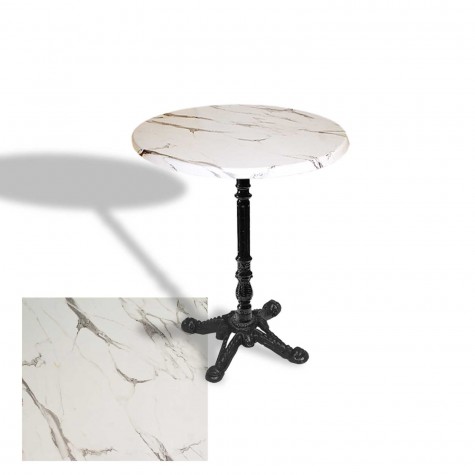 Çipa 1004 Döküm Ayak Yuvarlak Masa Çap 90cm - (Werzalit, Wermodin ve Allzalit Tabla)