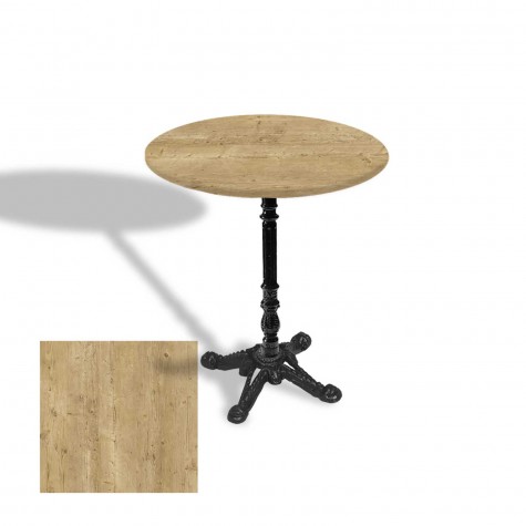 Çipa 1004 Döküm Ayak Yuvarlak Masa Çap 90cm - (Werzalit, Wermodin ve Allzalit Tabla)