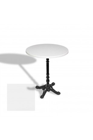 Çipa 1004 Döküm Ayak Yuvarlak Masa Çap 90cm - (Werzalit, Wermodin ve Allzalit Tabla)